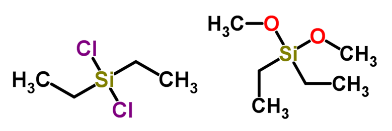 Dimethoxydiethylsiloxane & Diethyldichlorosilane