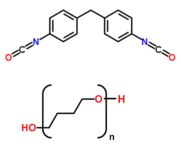 PTMO-1000 / Diphenylmethane diisocyanate