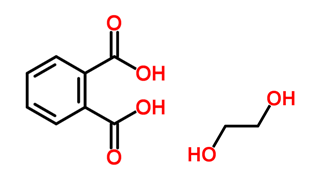 Phthalic acid + Ethylene glycol