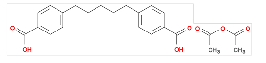 p,p'-Pentamethylenedibenzoic acid, Acetic anhydride
