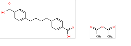 p,p'-Tetramethylenedibenzoic acid + Acetic anhydride