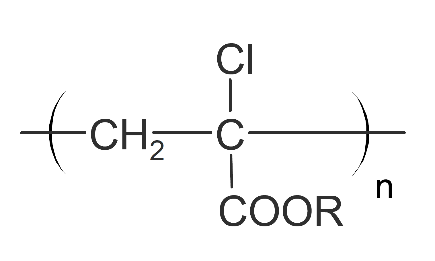 Polychloroacrylates