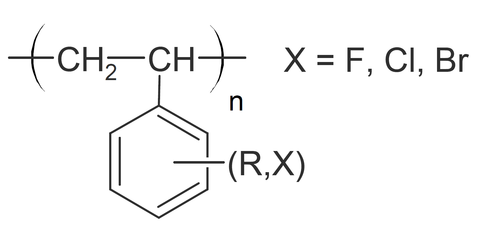 Polyhalostyrenes