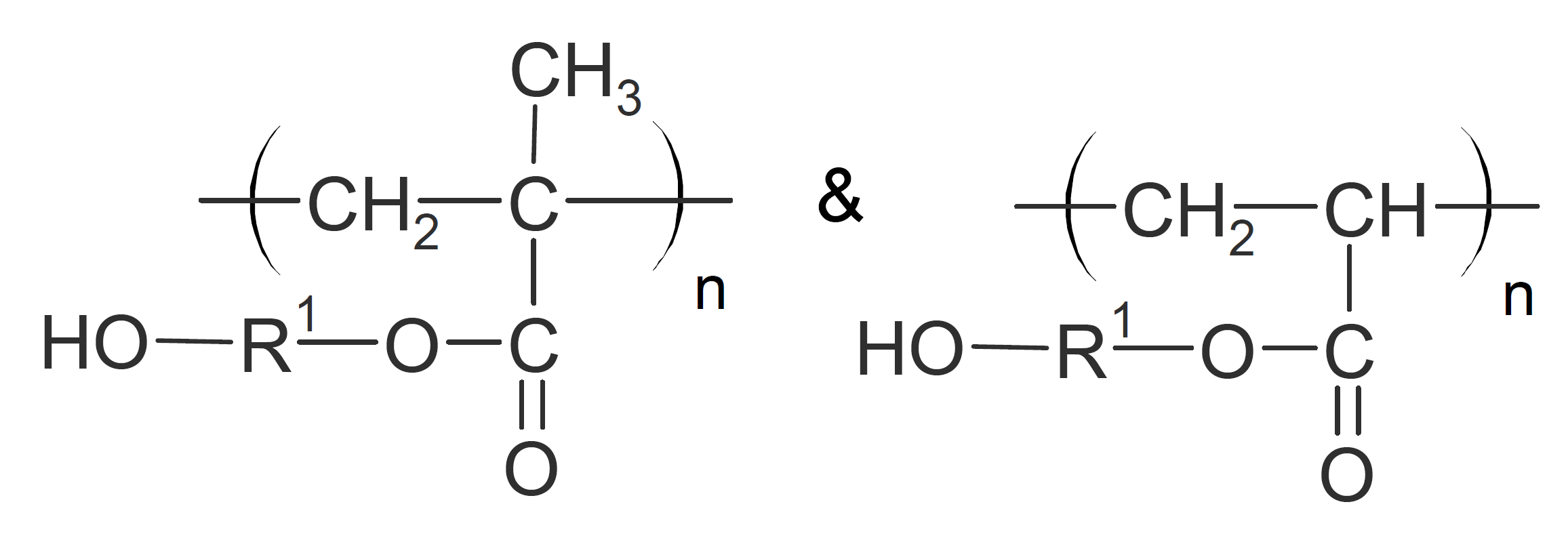 Polyhydroxyacrylates