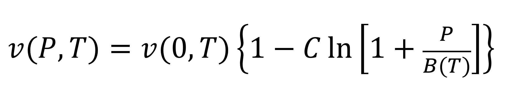 Tait Equation